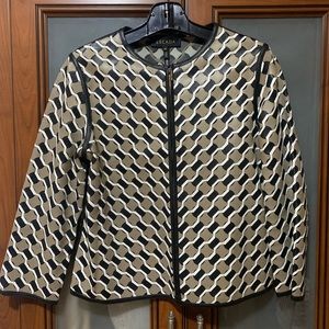 Escada genuine leather jacket - Size Medium